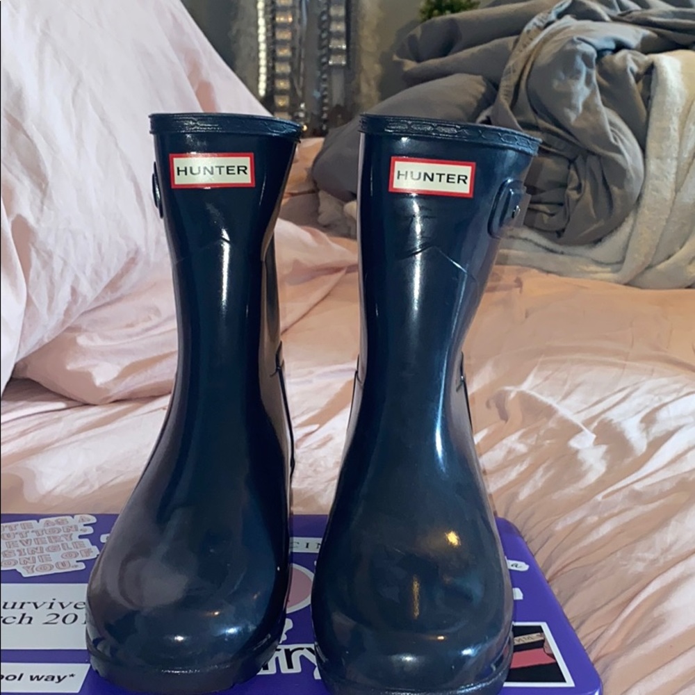 Grey hunter boots